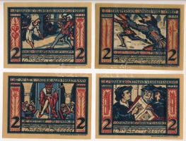 Németország / Weimari Köztársaság / Münster 1921. 2M (5xklf) német nyelvű ismertetővel T:III
German...