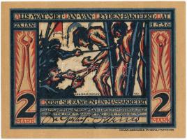 Németország / Weimari Köztársaság / Münster 1921. 2M (5xklf) német nyelvű ismertetővel T:III
German...