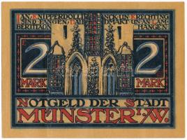 Németország / Weimari Köztársaság / Münster 1921. 2M (5xklf) német nyelvű ismertetővel T:III
German...