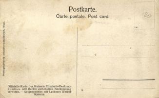 Wien, Vienna, Bécs I. Kaiserin Elisabeth Denkmal / Erzsébet királyné (Sisi) szobor / Empress Elisabe...