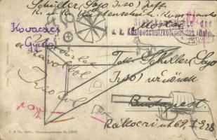 Shkoder, Shkodra, Skutari; Panorama / general view + "Stabskommando des K.u.K. Küstenschutzkomm...