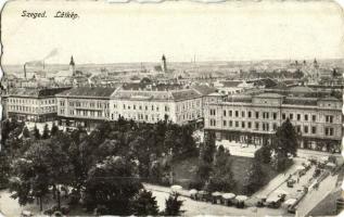 1919 Szeged, látkép, piac