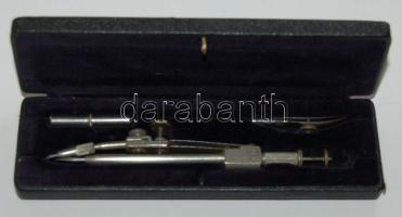 cca 1920 Richter körzőkészlet eredeti tokban