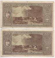 1945. 50P (4x) T:III,III-
Adamo P15