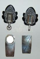 Art deco és szecessziós ővcsatok 2 db