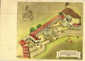 Bodajk, Magyar búcsújáró hely korszerűsítési terve. Klösz Coloroffset, tervezte: Urbányi Vilmos (EK)