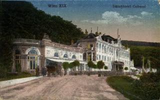 1917 Wien, Vienna, Bécs XIX. Schlosshotel Cobenzl / castle hotel (EK)