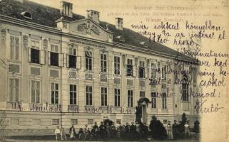 1911 Wiener Neustadt, Institut Ste Chrétienne, Mädchen-Unterrichts-Anstalt / girls school (EK)