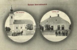 1911 Balatonkövesd, Kövesd (Csopak), Református templom, lelkész lak