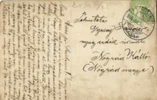 1916 Szilágysomlyó, Simleu Silvaniei; mezítlábas kapáló nők a földeken / barefoot women with hoes on...