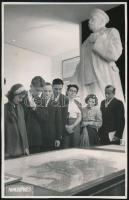 cca 1950 5 db Agerpres sajtófotó, különböző rendezvényekről, 18×12 cm