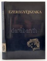 Ezeregyéjszaka II. kötet. Szász Endre illusztrációival. Bp.,1992, Auktor-Dunakönyv. Kiadói ezüstözött bársony-kötés, kiadói műanyag védőfóliában.