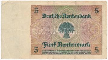 Németország / Weimari Köztársaság 1926. 5M 7 jegyű sorszámmal T:III
Germany / Weimar Republic 1926....