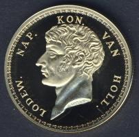 Hollandia 1808. 20G Au aranyozott Ag utánverete 10g T:PP