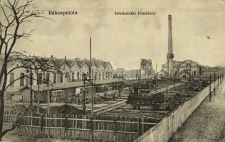 Budapest IV. Istvántelek (akkor még Rákospalota városrésze), Istvántelki főműhely, vasúti járműjavító műhely. Kiadja Fischer Dezső és Társa (EK)