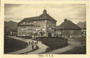 Olten, E. S. A. / military hospital + Feldpost Etappen-Sanitatsanstalt Olten cancellation