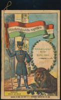 1908 Házfelügyelők naptára. Szer Váry Gyula. Moósz János. Jó állapotban