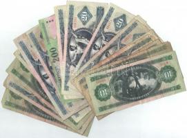 20db-os vegyes magyar forint bankjegy tétel T:III,III-