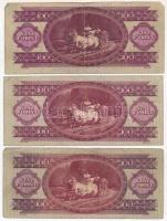 1949. 100Ft (3x) T:III,III- 
Adamo F28