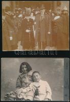 cca 1880-1900 18 db kabinet fotó, némelyik nevesítve 11x17 cm