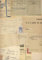 1888-1928 14 db érdekes vegyes irat