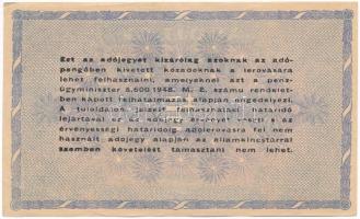 1946. 10.000.000AP sorozat- és sorszám nélkül T:III