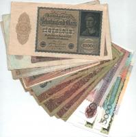 Vegyes 27db-os brazil, német, orosz és magyar bankjegy tétel, közte hajtatlanok T:I-III
