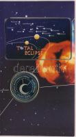 1999. "Teljes Napfogyatkozás" fém emlékérem eredeti díszkiadásban, telefonkártyával (38mm)...