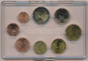 Franciaország 1999-2013. 1c-2E (8xklf) műanyag tokban T:1 France 1999-2013. 1 Cent - 2 Euro (8xdiff) in plastic case C:UNC
