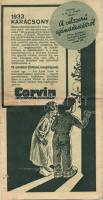 1933 A Corvin áruház karácsonyi reklám-árjegyzéke
