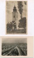 35 db főleg régi magyar és történelmi magyar városképes lap / 35 mainly pre-1945 Hungarian and Histo...