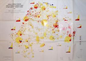 1997 Kocsis Károly: Erdély etnikai térképe 1992. Bp.,1997, MTA Földrajtudományi Kutató Intézet, 82x117 cm