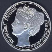 Hollandia 1906. 1G Ag nagyalakú utánverete 31,25g T:PP