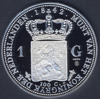Hollandia 1842. 1G Ag nagyalakú utánverete 31,40g T:PP
