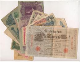 Vegyes 19db-os külföldi és magyar bankjegy tétel