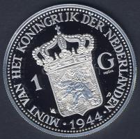 Hollandia 1944. 1G Ag nagyalakú utánverete 31,14g T:PP