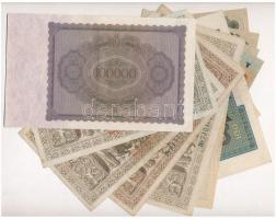 Németország ~1920. 17db-os bankjegy tétel T:III
Germany ~1920. 17pcs of banknotes C:F