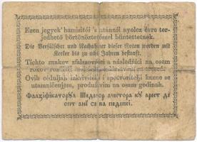 1849. 15kr "Kossuth bankó" vessző a "Budán" után T:III- ly