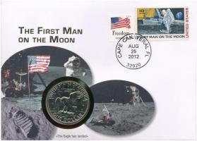 Amerikai Egyesült Államok 1974. 1$, felbélyegzett borítékban, bélyegzéssel T:1-  USA 1974. 1 Dollar in envelope with stamp and cancellation C:AU