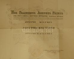 1812-1857 4 db oklevél