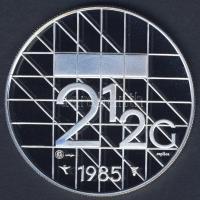 Hollandia 1985. 2 1/2G nagyalakú Ag utánverete 31,30g T:PP