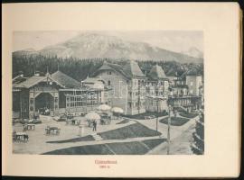 cca 1900 A Magas-Tátra. Hohe Tatra. hn.,én., ny.n., 21 t. (Fekete-fehér fotók.) Kiadói haránt-alakú ...