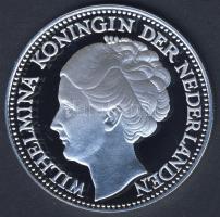 Hollandia 1944. 10c Ag nagyalakú utánverete 31,20g T:PP