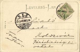 1902 Budapest I. Tabán, Királyi vár, templomok (apró szakadás / tiny tear)