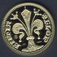Olaszország/Firenze 1200-1400-as évek 1Fl Au aranyozott Ag utánverete T:PP