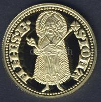 Olaszország/Firenze 1200-1400-as évek 1Fl Au aranyozott Ag utánverete T:PP