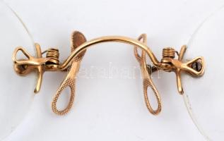 Régi okuláré, h: 11 cm