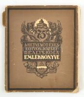 1930 A Hetvenötéves Eötvös József reáliskola évkönyve. Megviselt papírkötésben 225p.