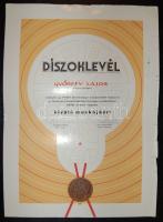 4 db közlekedéssel kapcsolatos szocialista oklevél