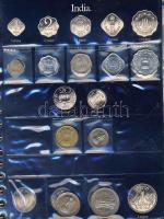 Kis tengerentúli gyűjtemény, 52db,  hozzávaló dekoratív, gyűrűs albumban, ismertetőkkel T:vegyes